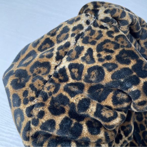 Jinlaba Fleece Leggings Girls 7 US 120 CM Animal Print Cheetah Cozy Leggings - Picture 3 of 11